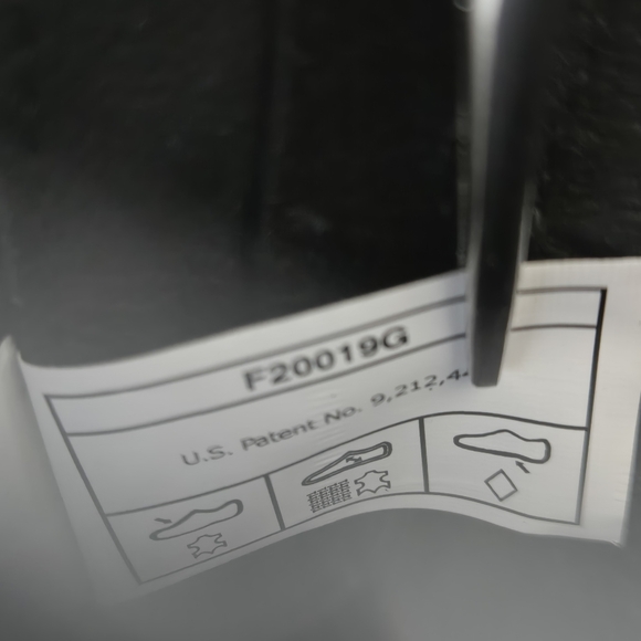 Ugg Potero Black Leather Wedge Women's Boots Size 7.5 EUC - Picture 8 of 13